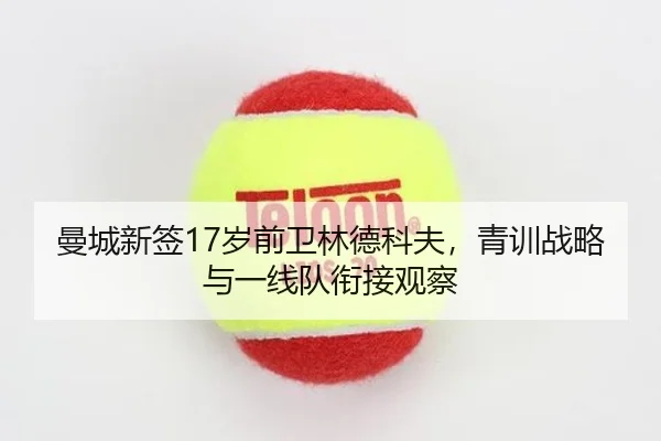 曼城新签17岁前卫林德科夫，青训战略与一线队衔接观察